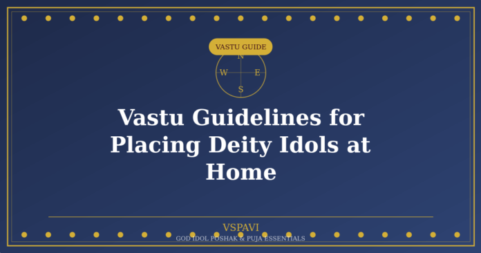 Vastu Guidelines for Placing Deity Idols