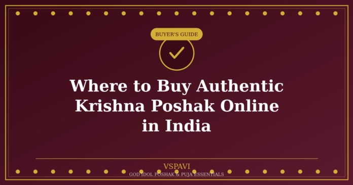 Where to Buy Authentic Krishna Poshak Online